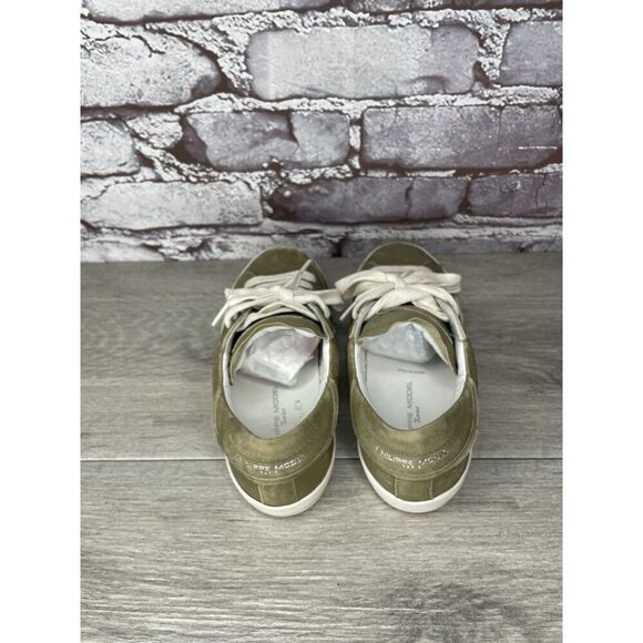 Philippe Model Paris Olive Green Leather Casual Sneakers Junior Sz 31EU/13.5M US - Picture 4 of 16